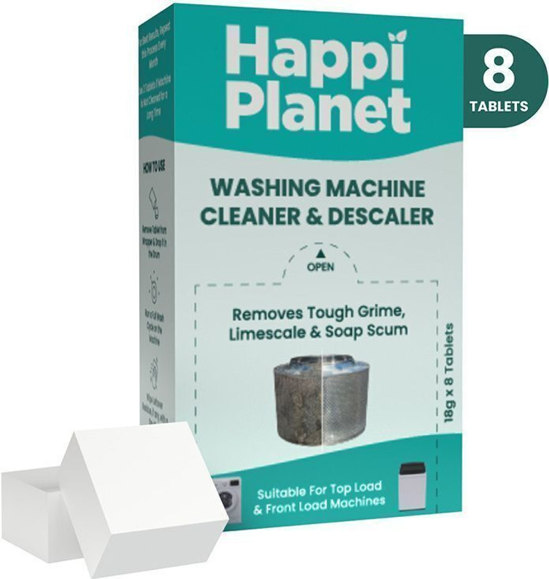 Happi Planet Washing Machine Cleaner & Descaler Tablets Dishwashing Detergent(8 Tablet)