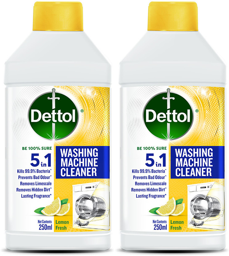 Dettol Dettol 5in1 Washing Machine Cleaner, Descaler liquid tub drum laundary, front, top load Dishwashing Detergent(500 ml) - Flipkart Deal