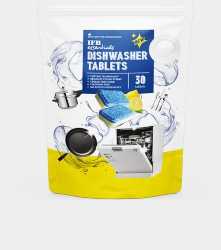 IFB DISHWASHING TABLETS PACK OF 2(90 Tablets) Dishwashing Detergent(90 Pod)
