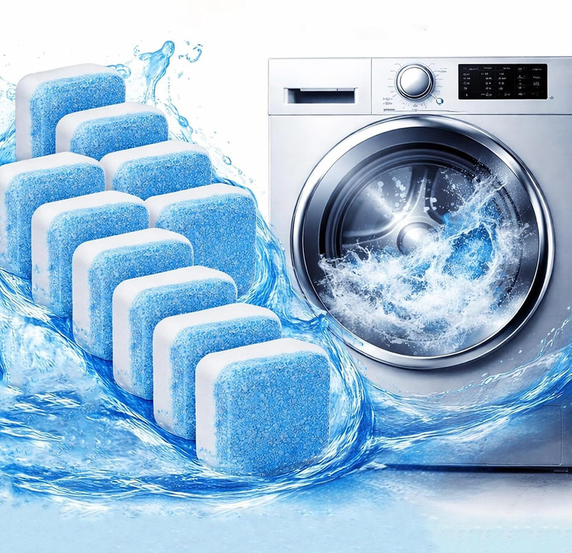 hbstreads hbstreads 24 Tablet Front & Top Load Drum & Tank Washing Machine Cleaning Descaler Tablet Dishwashing Detergent(24 Tablet) - Flipkart Deal