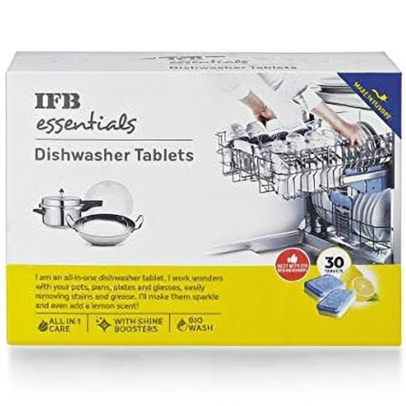 IFB IFB DISHWASHER TABLETS WITH LEMONY FRESH FREGRANCE Dishwashing Detergent(540 g) - Flipkart Deal