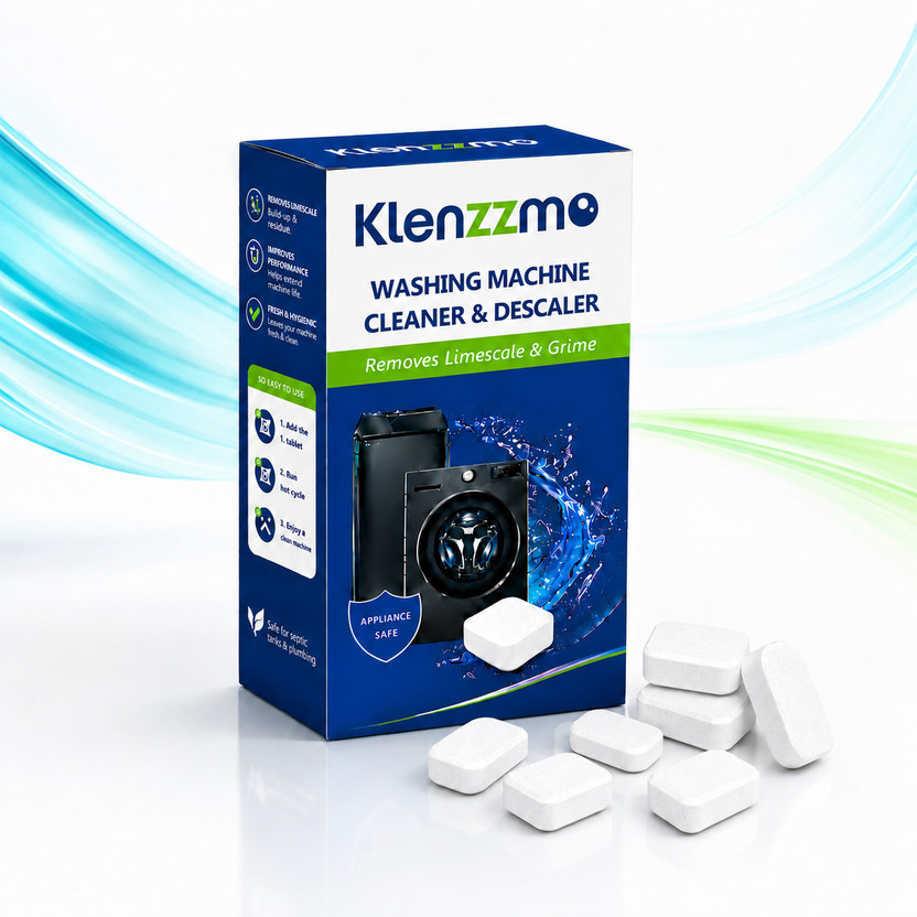hias Klenzzmo Washing Machine Cleaner & Descaler Tablets Dishwashing Detergent(20 Tablet)