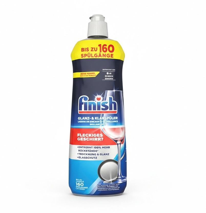 Finish Dishwasher Rinse Aid Liquid Dishwashing Detergent(800 ml)