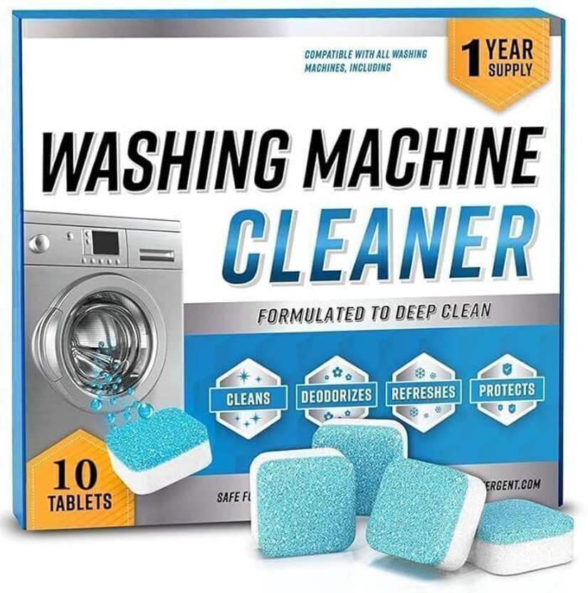 SRBKfashion SRBK washing machine cleaner TabletsWashing Machine Cleaner Descaler-CQpC0 Dishwashing Detergent(10 Tablet)