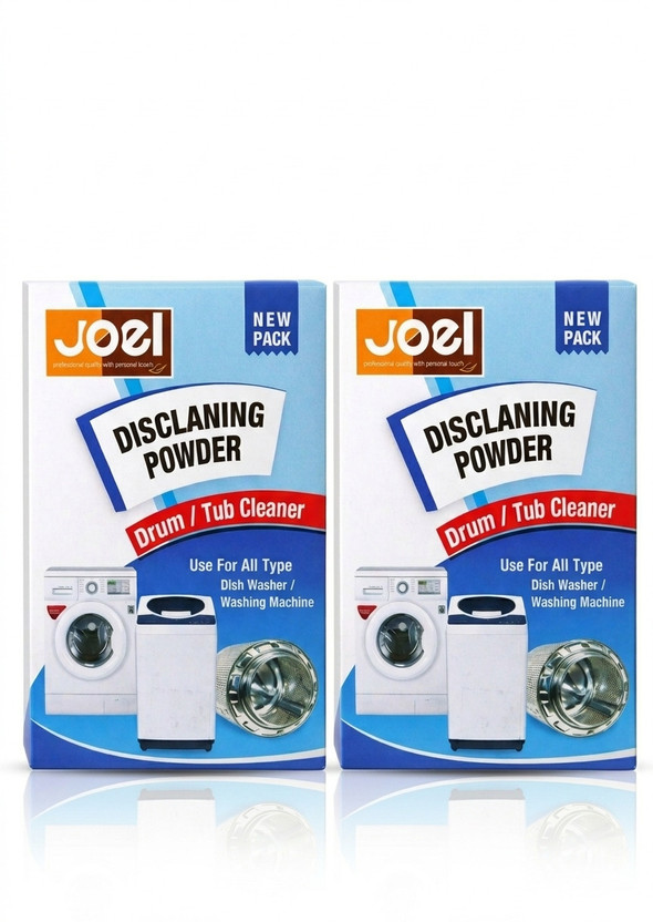 Joel Joel Washing Machine Drum / Tub Cleaner Powder / For Front & Top Load ( Pack Of 2) Dishwashing Detergent(200 g) - Flipkart Deal