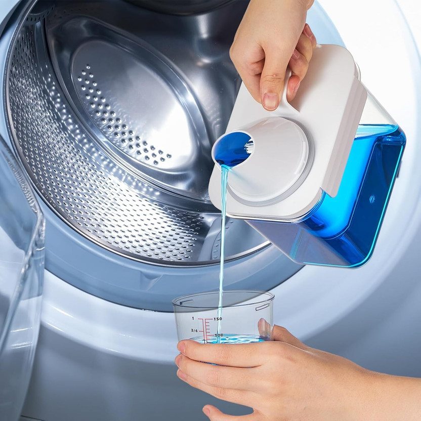 TINSUHG TINSUHG Laundry Detergent Dispenser 37 oz Clear Liquid Container Dishwashing Detergent(1100 ml) - Flipkart Deal