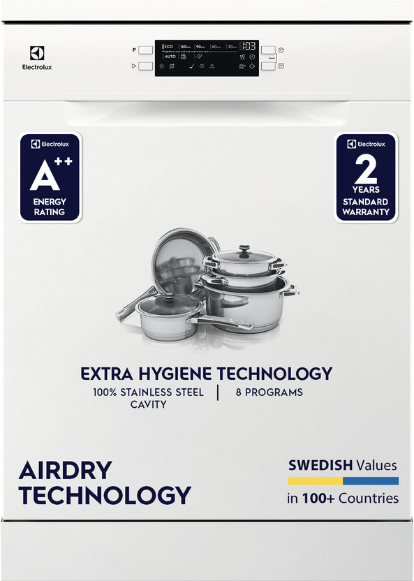 Electrolux Electrolux UltimateCare 300, ESA47220SW Free Standing 13 Place Settings Dishwasher - Flipkart Deal