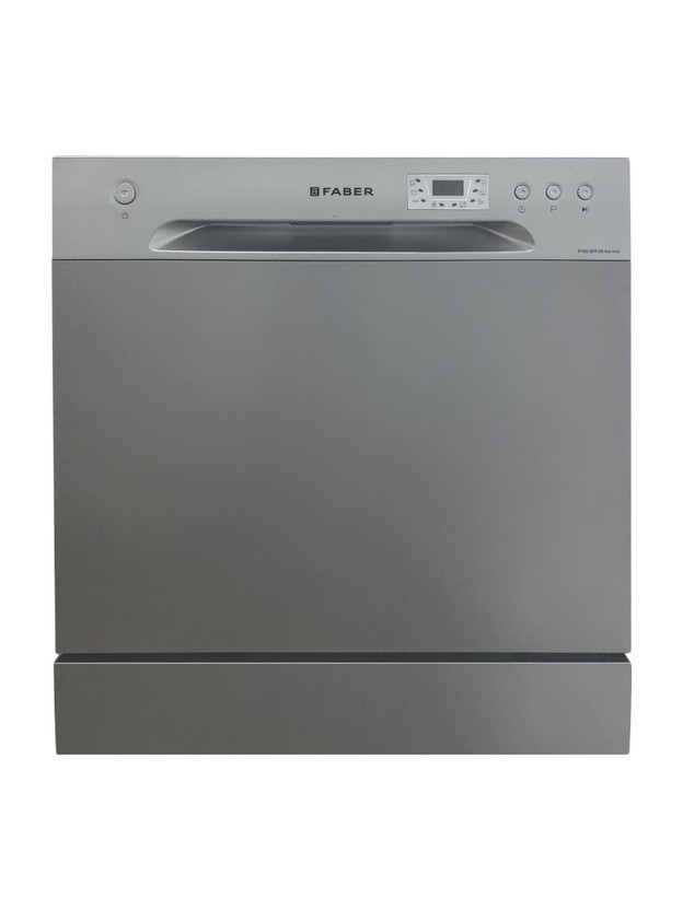 FABER FFSD 6PR 8S ACE INOX Free Standing 8 Place Settings Intensive Kadhai Cleaning| No Pre-rinse Required Dishwasher