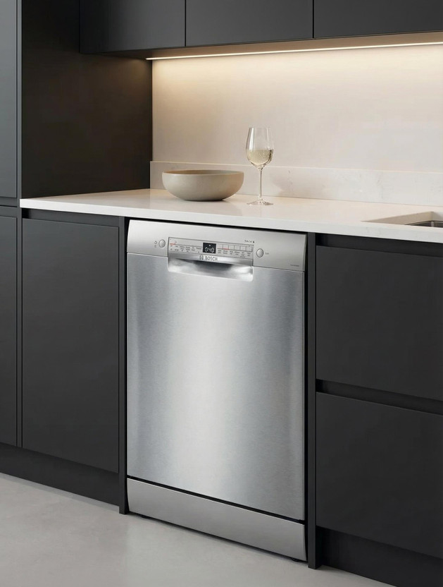 BOSCH SMS6ITI01I Free Standing 13 Place Settings Dishwasher