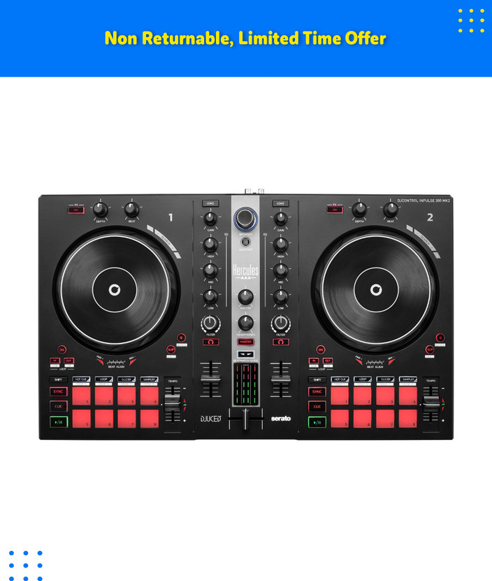 HERCULES DJCONTROL INPULSE 300 MK Wired DJ Controller