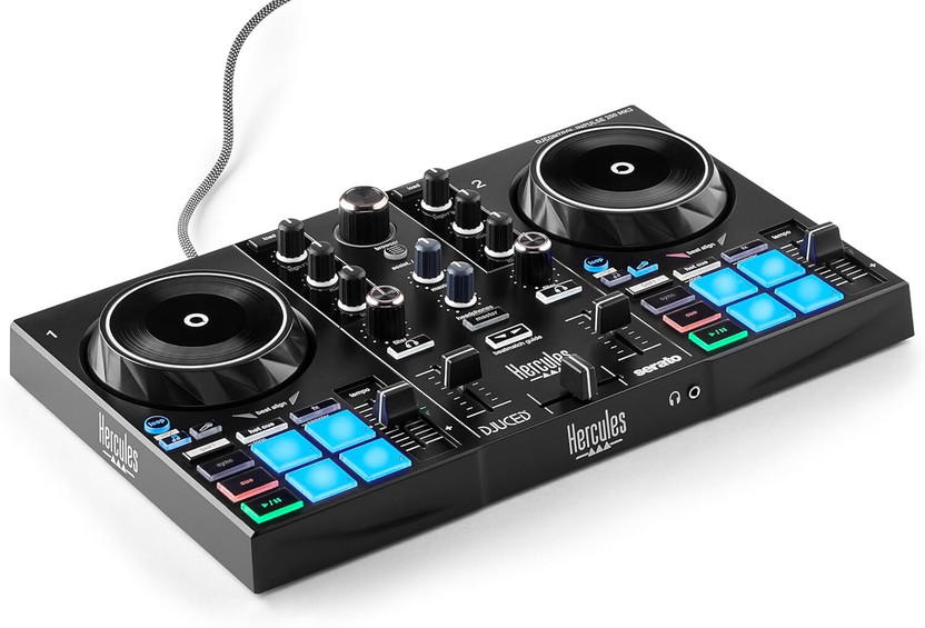 HERCULES DJControl Inpulse 200 MK3 - Ideal to Start DJing ,Software and Tutorial Included Wired DJ Controller