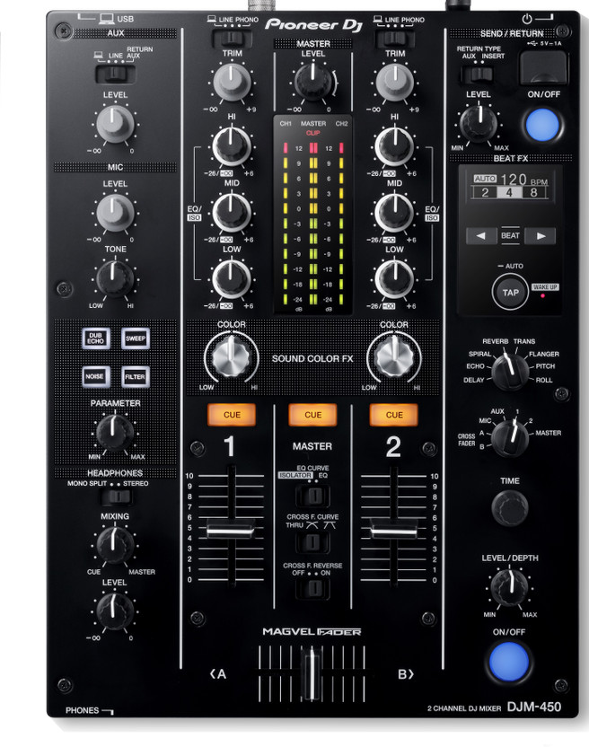 Pioneer Dj DJM-450 Wired DJ Controller