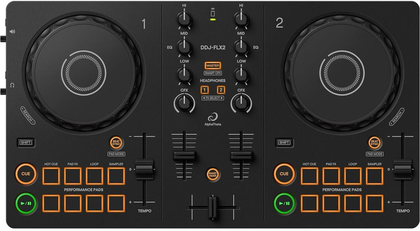 Alphatheta DDJ-FLX2 Wired DJ Controller