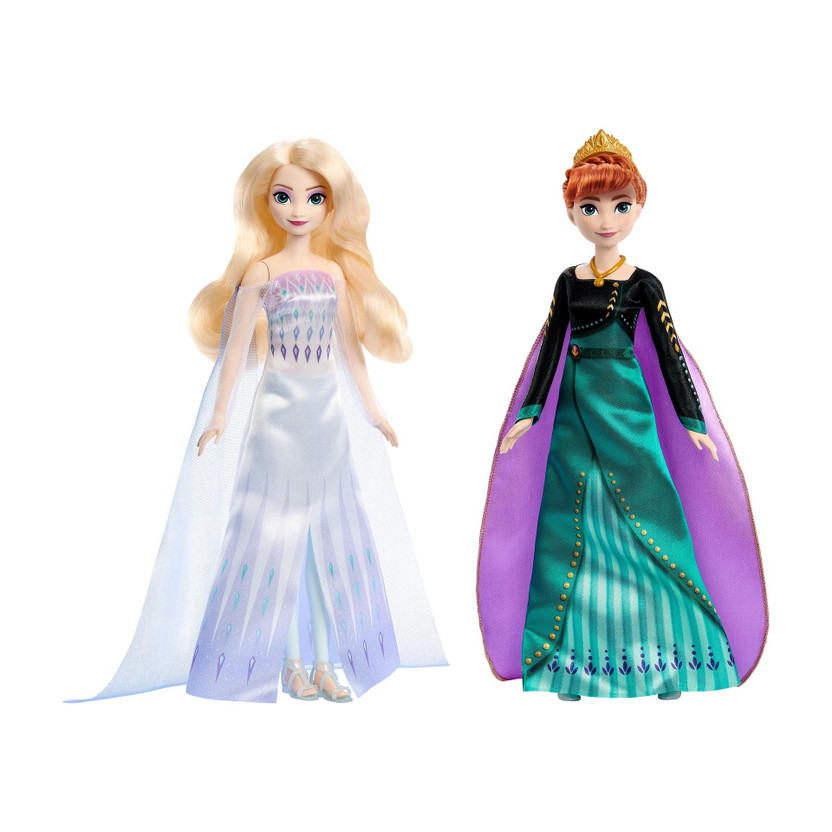 Disney Disney Frozen Anna & Elsa Fashion Dolls with Signature Queen Looks(Multicolor) - Flipkart Deal