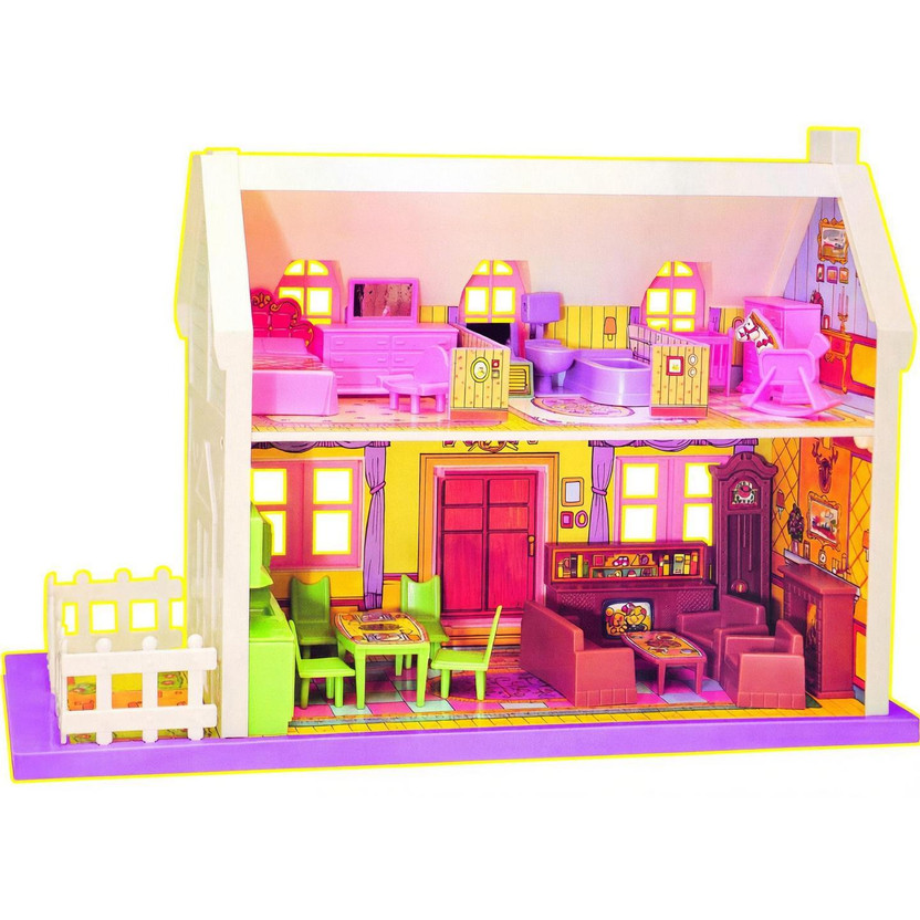 Mamma Mamma Mia DOLL HOUSE FOR GIRLS DOLL WITH DOLL HOUSE(Multicolor) - Flipkart Deal