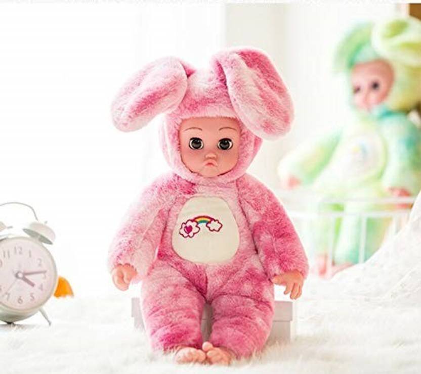 pflegen Lovely Plush Blink Rabbit Soft placase Dolls Playmate Doll ...
