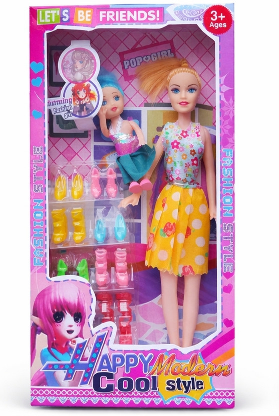 VIJLET Fashion Doll Set with Accessories Girls Toy (3+ Years)(Multicolor)