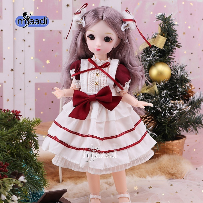 Maadi Beautiful 30cm Doll Toy for Girls, Best Birthday Gift Fashion Princess Doll(Multicolor)