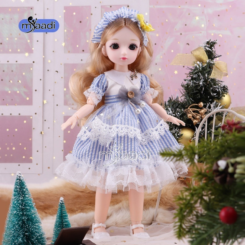 Maadi Beautiful 30cm Doll Toy for Girls, Best Birthday Gift Fashion Princess Doll(Pink)