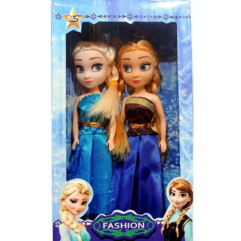 K A Enterprises 2 Princess Dolls Girls/Kids | Frozen Sisters | Pack of 2 Dolls, Multicolor(Multicolor)