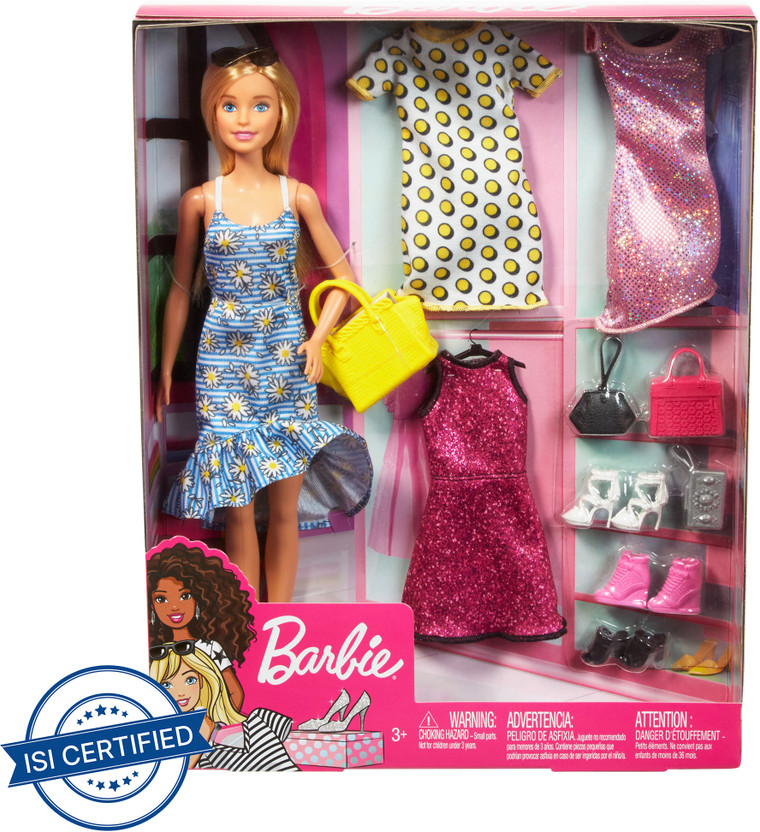 BARBIE Doll, Fashions & Accessories(Multicolor)