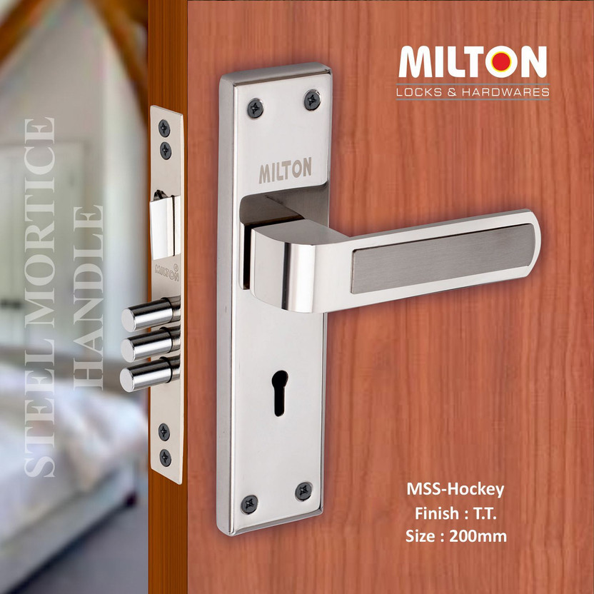 MILTON Stainless Steel Glossy Handlesets(Steel)