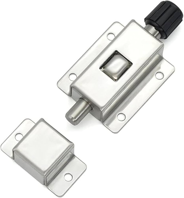 ZAYLO MINI MART Stainless Steel Polished Smart Lock(Silver)