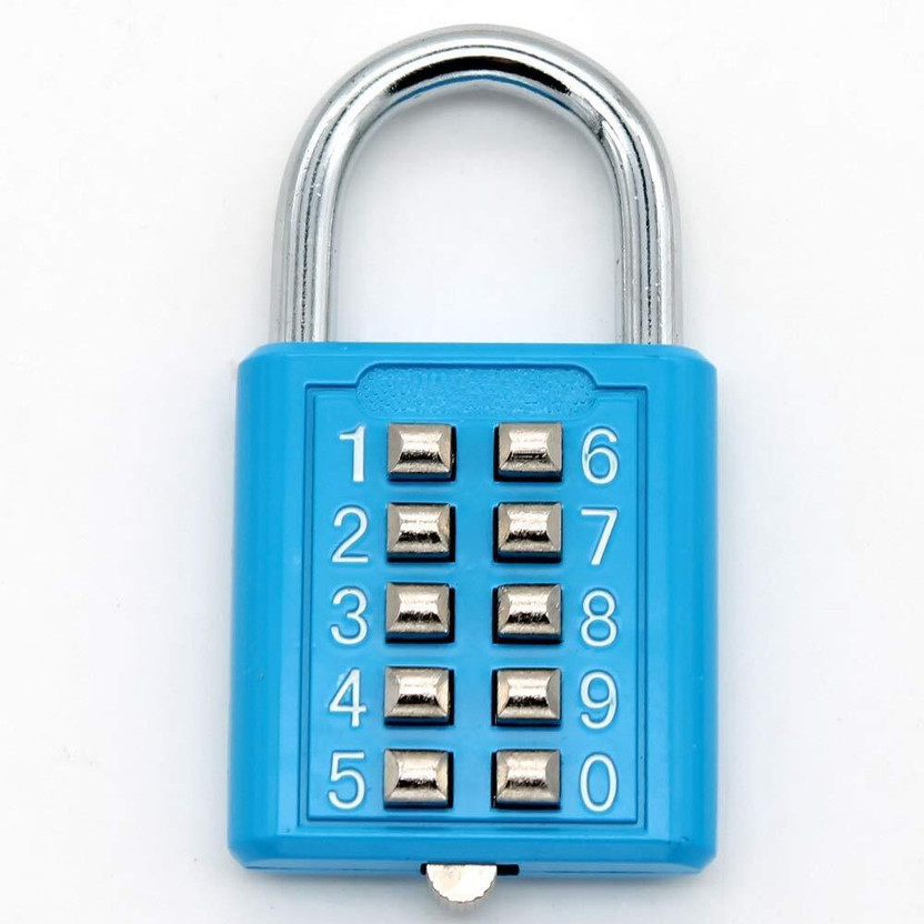 Justakeit Stainless Steel Polished Smart Lock(Blue)