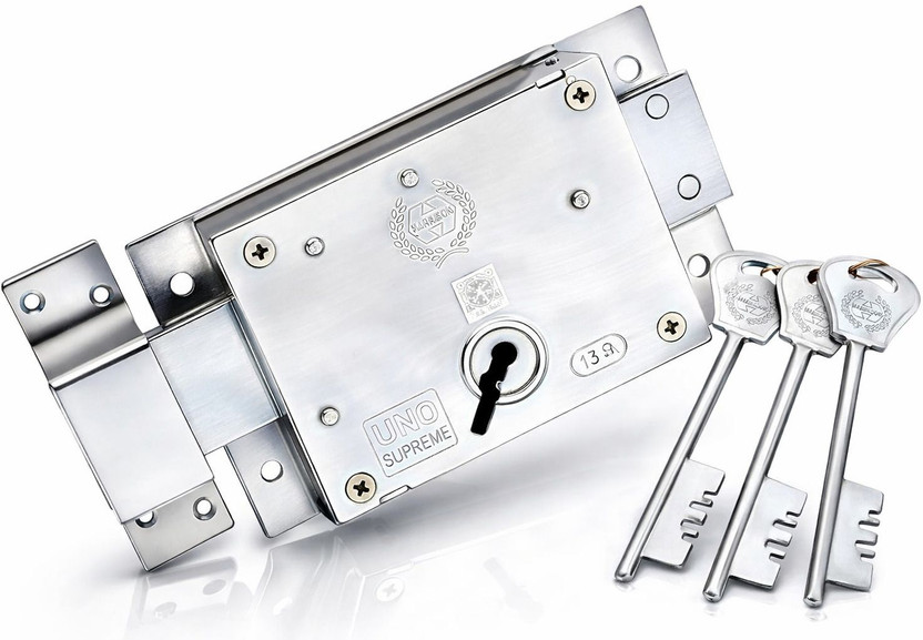 HARRISON Stainless Steel Polished Smart Lock(Silver)