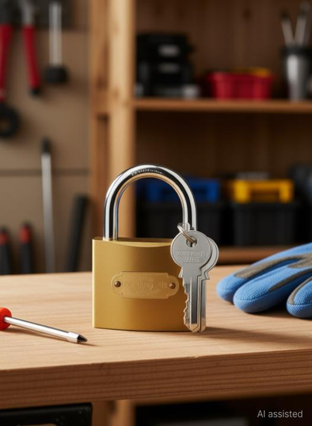 KP2 Bronze Matte Smart Lock(Gold)