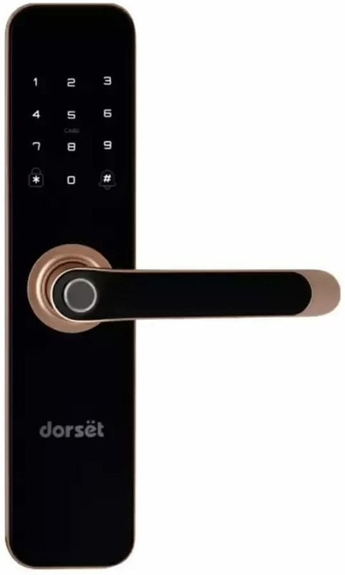 Dorset Zinc Alloy Matte Smart Lock(Maroon)