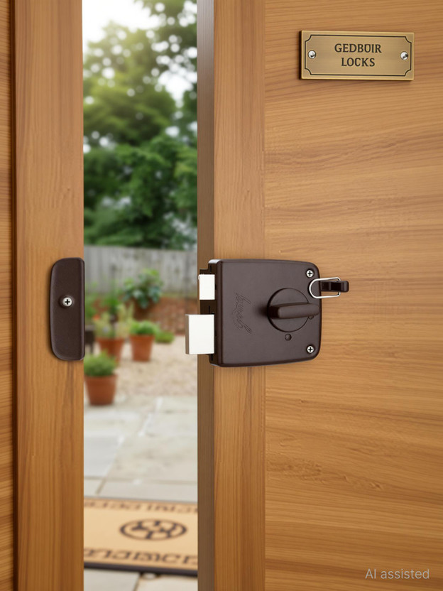 Godrej Locks Steel Luster Deadbolts(Brown)