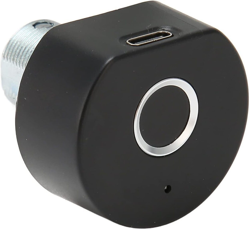 QAWACHH Aluminium Metallic Door knobs(Black)