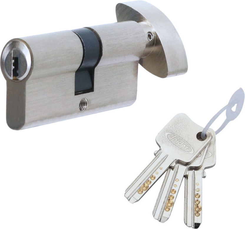 VESPER Brass Glossy Smart Lock(Silver)