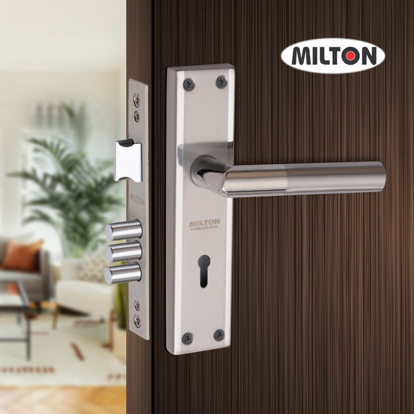 MILTON Stainless Steel Glossy Handlesets(Steel)