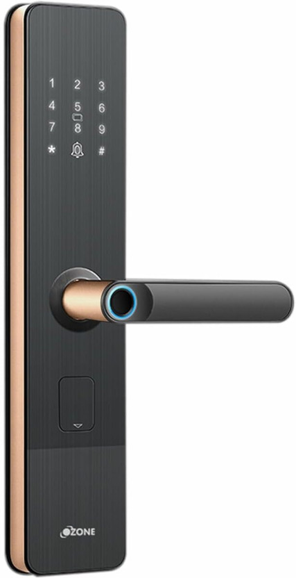 OZONE Aluminium Glossy Smart Lock(Gold)