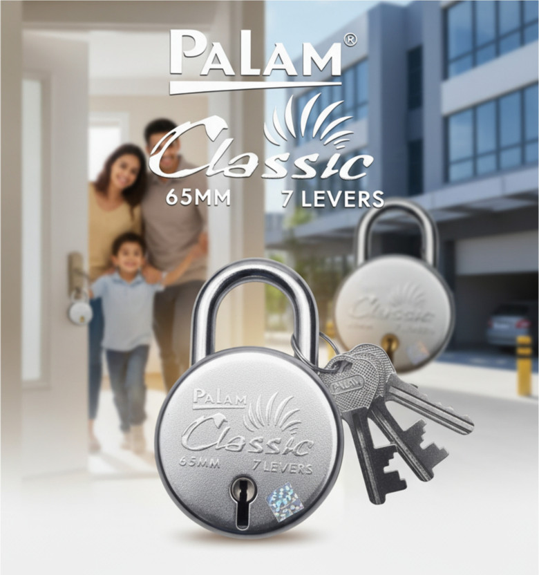 PALAM Stainless Steel Glossy Smart Lock(Steel)