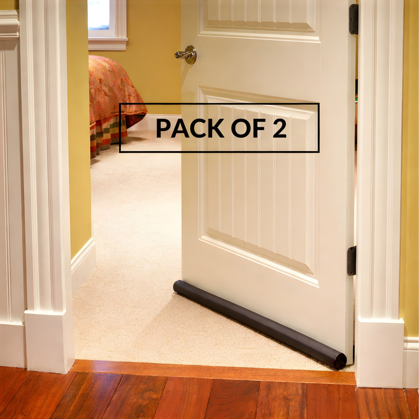 Canvik Door Bottom Sealing Strip, Waterproof Dust & Insect Guard for Home Bedroom gate gap filler door stopper magnetic door stopper for kids door all accessories Floor Mounted Door Stopper(Brown, Black, Multicolor)