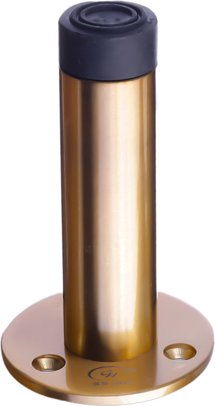 Gaurish Hardware GHDS-02 Durable Stainless Steel Door Silencer with 10-Year Guarantee Door Mounted Door Stopper(Gold)