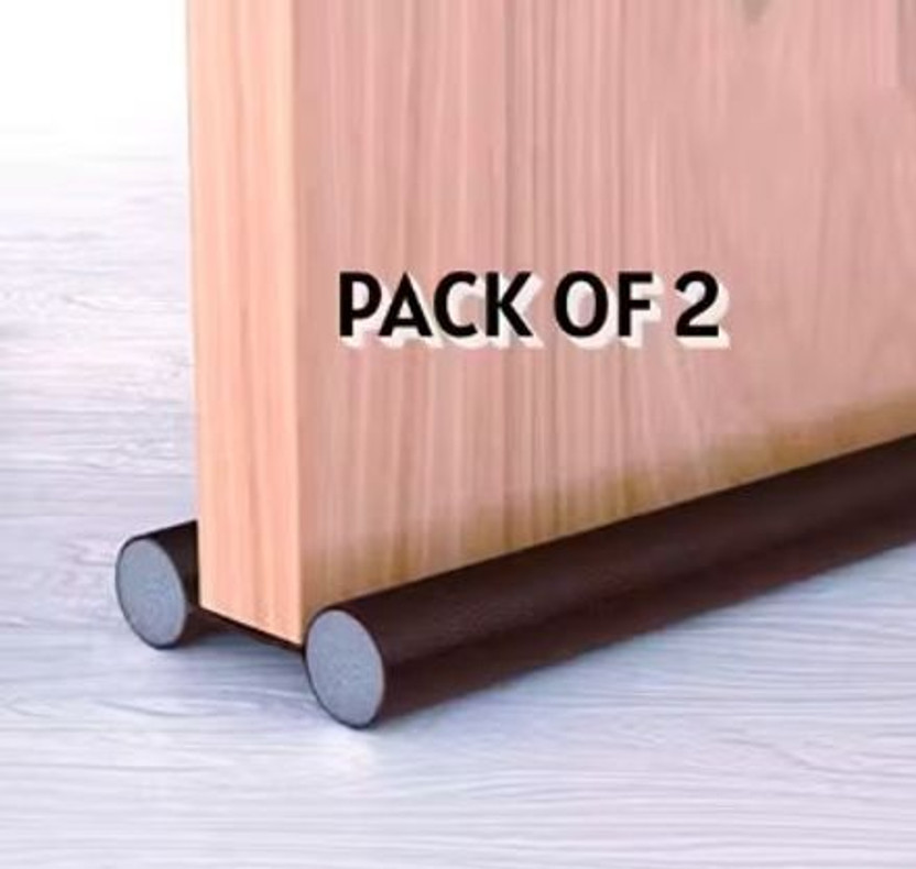 ANOLIX DOOR GUARD PACK OF 2 door guard, door security guard, heavy duty door guard for home Door Mounted Door Stopper(Brown)