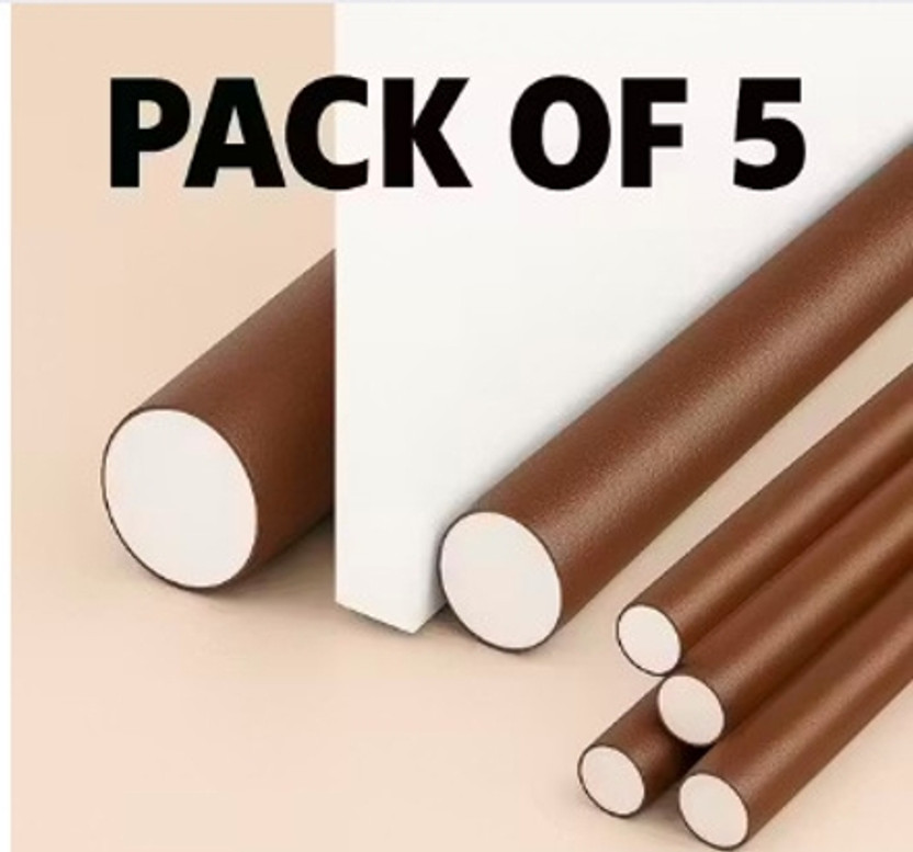 ANOLIX PACK OF 5 DOOR GUARD door guard, door security guard, heavy duty door guard for home Door Mounted Door Stopper(Brown)
