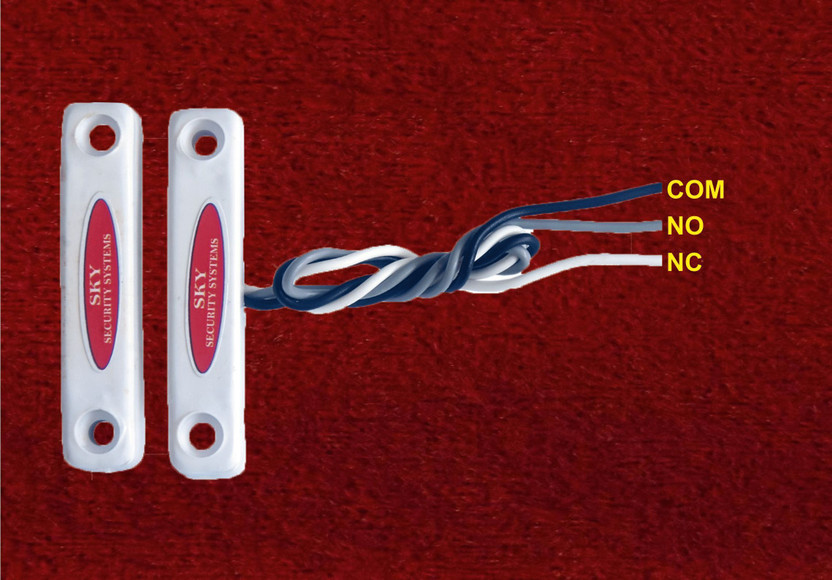 sirensystem NO COM NC Sensor- White Color Door Door Window Alarm(Sensor)