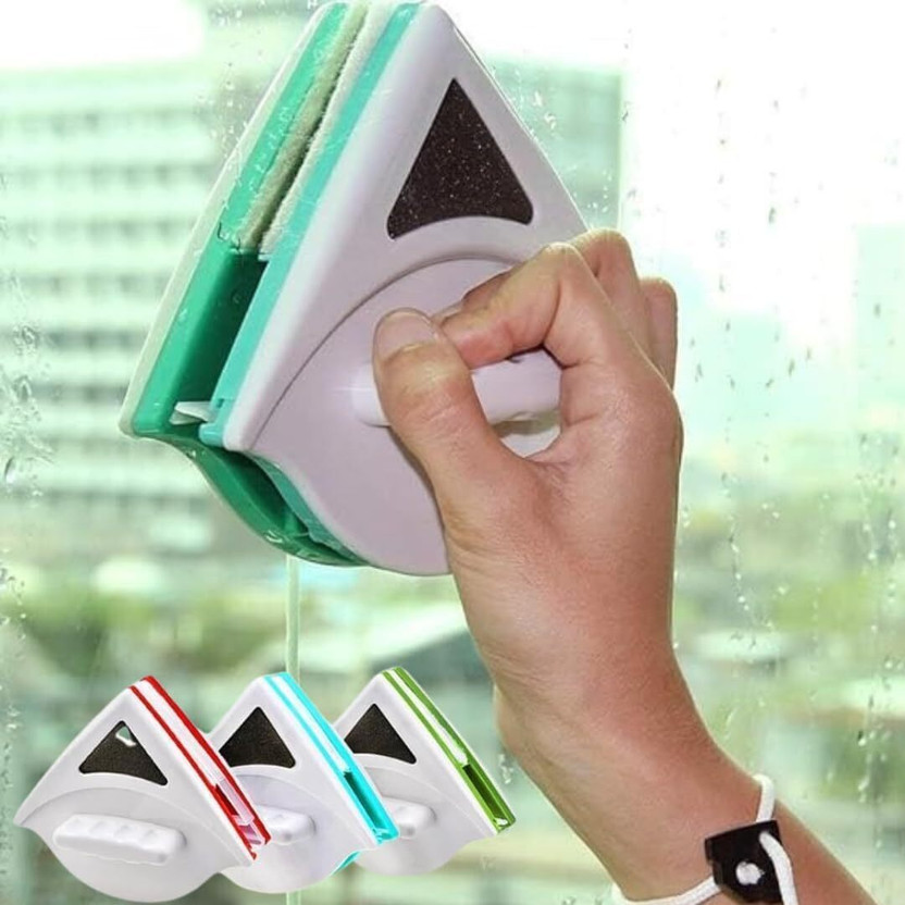 Waafy Magnetic Window Glass Cleaner Double faced Glass Cleaner Wiper(200 g)