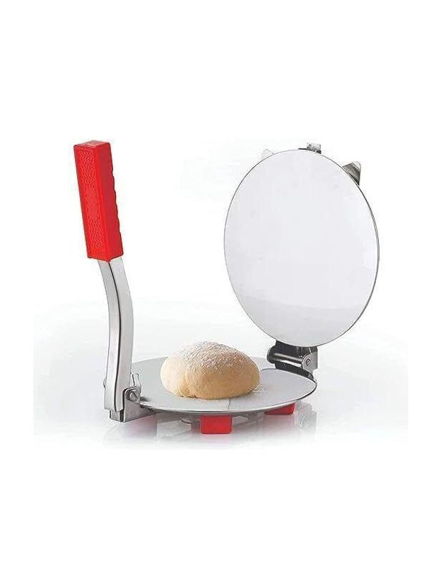 DCP ENTERPRISE Cold with Handle Manual Dough Press (Stainless Steel Chapati Press, Manual Dough Press(Hot Heavy Quality Stainless Steel Puri Maker Press Machine)