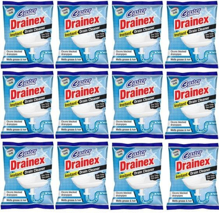 Caster life care Drain Cleaner Powder Powder Drain Opener(600 g, Pack of 12)