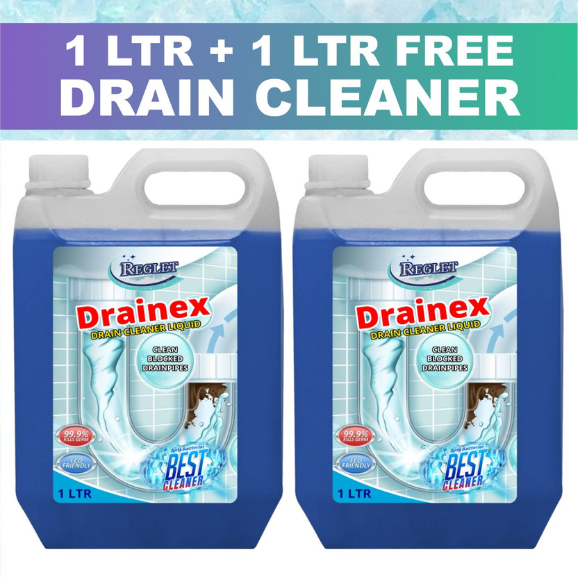 REGLET BEST ANTI BECTERIA DRAIN CLEANER LIQUED Liquid Drain Opener(2 L, Pack of 2)