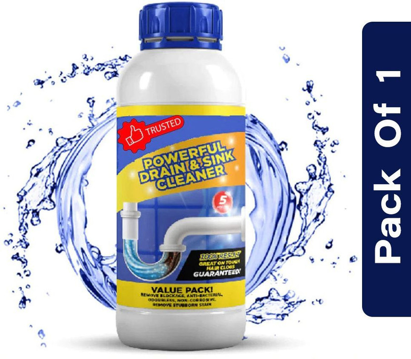 VINKAL Powerful Drain Cleaner Powerful Clog Remover Sink Cleaning Powder Drain Opener Powder Drain Opener(100 g)