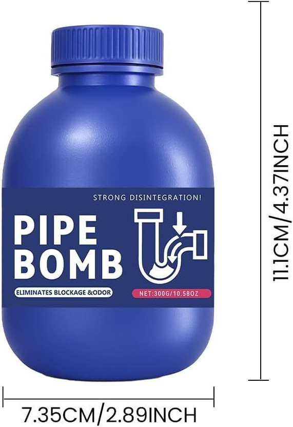 blenza Pipe Bobo Drain Cleaner,Professional-Grade Drain Opener Liquid Drain Opener(300 g)