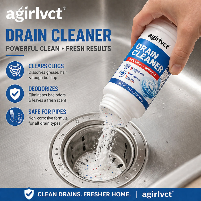 Agirlvct Agirlvct02 Powder Drain Opener(100 g, Pack of 2)