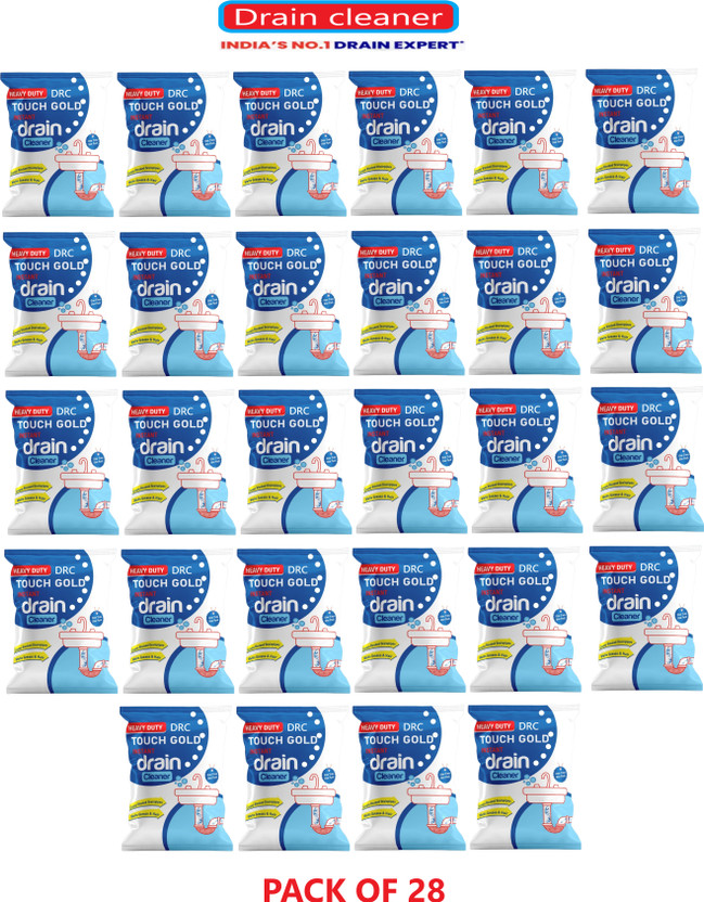 Flipkart DRC_INTERNATIONAL Sink cleaner| No manual hassle required Powder Drain Opener(1400 g, Pack of 28) - Flipkart Deal